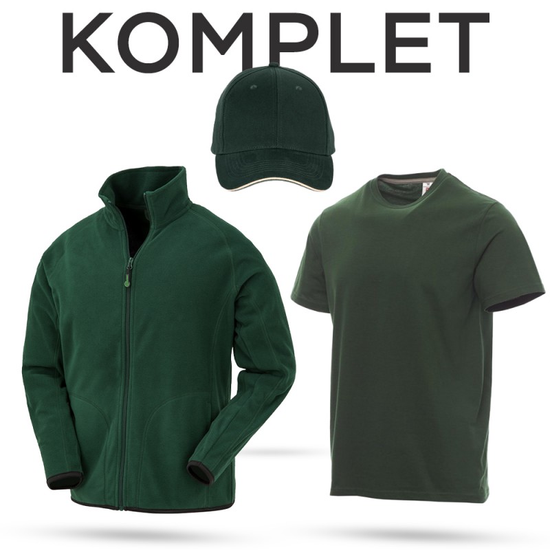 Delovni komplet FLIS - MAJICA - KAPA S ŠILTOM, Delovni kompleti