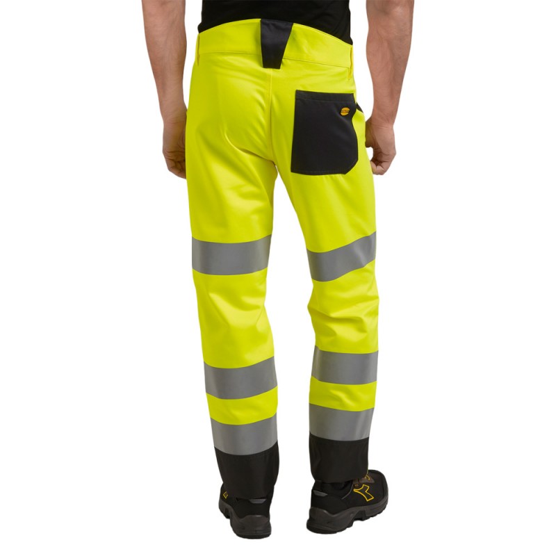 Diadora HV EN 20471-2013 2 702.176235, Delovna oblačila, Dobrovidna delovna oblačila, Dobrovidne delovne hlače, Dobrovidne delovne hlače do pasu
