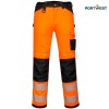 Portwest dobrovidne delovne hlače PW340 Hi-Vis PW3, Dobrovidna delovna oblačila, Dobrovidne delovne hlače, Dobrovidne delovne hlače do pasu