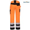 Portwest dobrovidne delovne hlače PW241 PW2 Hi-Vis, Dobrovidna delovna oblačila, Dobrovidne delovne hlače, Dobrovidne delovne hlače do pasu
