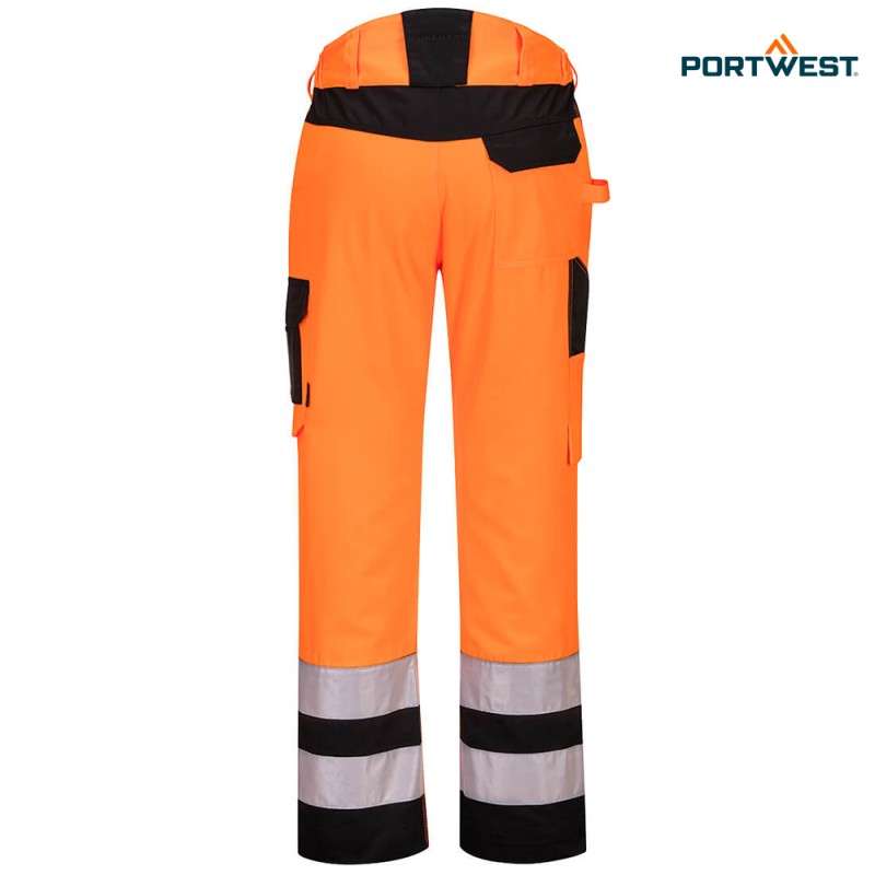 Portwest dobrovidne delovne hlače PW241 PW2 Hi-Vis, Dobrovidna delovna oblačila, Dobrovidne delovne hlače, Dobrovidne delovne hlače do pasu