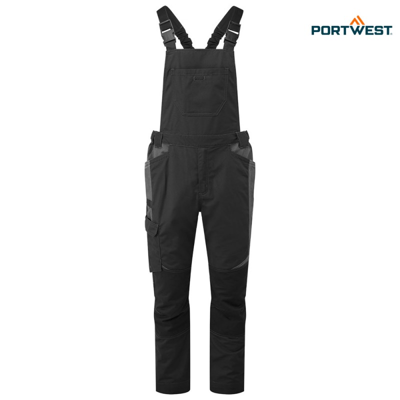 Portwest delovne hlače za industrijsko pranje T746 - WX3, Delovna oblačila, Delovne hlače z naramnicami