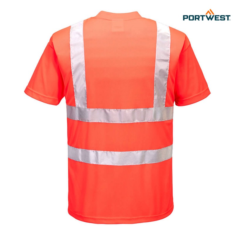Portwest dobrovidna delovna majica S478 Hi-Vis, Dobrovidna delovna oblačila, Dobrovidne delovne majice, Dobrovidne majice s kratkimi rokavi