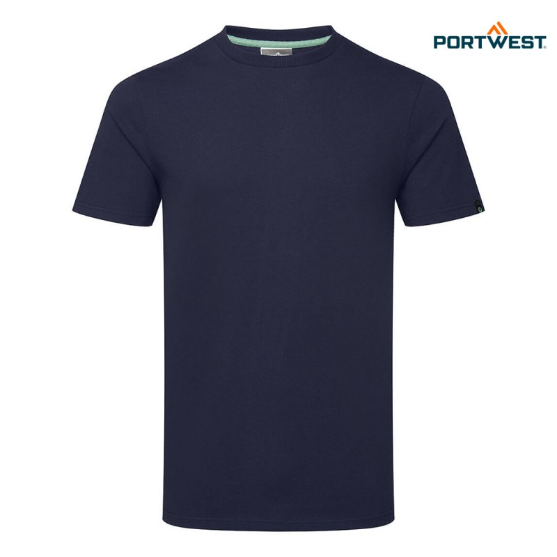 Portwest EC195 - iz organskega bombaža, ki se lahko reciklira, Delovna oblačila, Delovne majice s kratkimi rokavi, Delovne majice