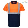 Portwest dobrovidna delovna polo majica S479 Contrast Hi-Vis, Dobrovidna delovna oblačila, Dobrovidne delovne majice, Dobrovidne polo majice