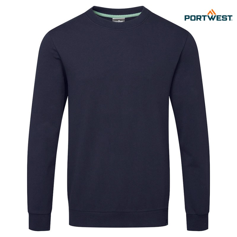 Portwest delovni pulover iz organskega bombaža EC300, Delovna oblačila, Delovni puloverji