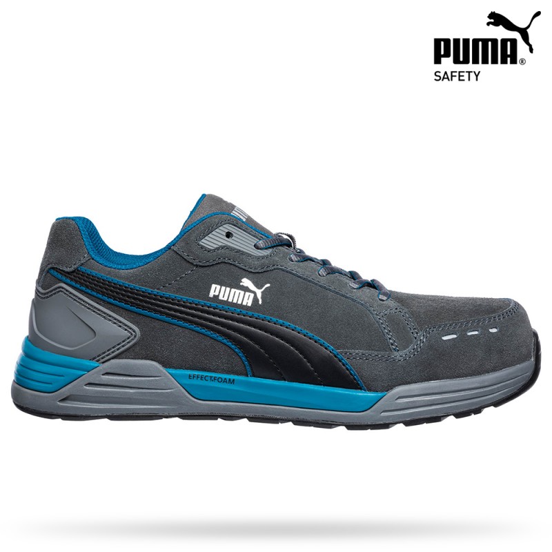 Puma 64.463 / 64.461 / 64.465 AIRTWIST BLACK LOW S3 ESD HRO SRC, Delovna obutev, Nizki delovni čevlji, S3, ESD
