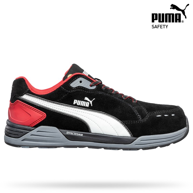 Puma 64.463 / 64.461 / 64.465 AIRTWIST BLACK LOW S3 ESD HRO SRC, Delovna obutev, Nizki delovni čevlji, S3, ESD