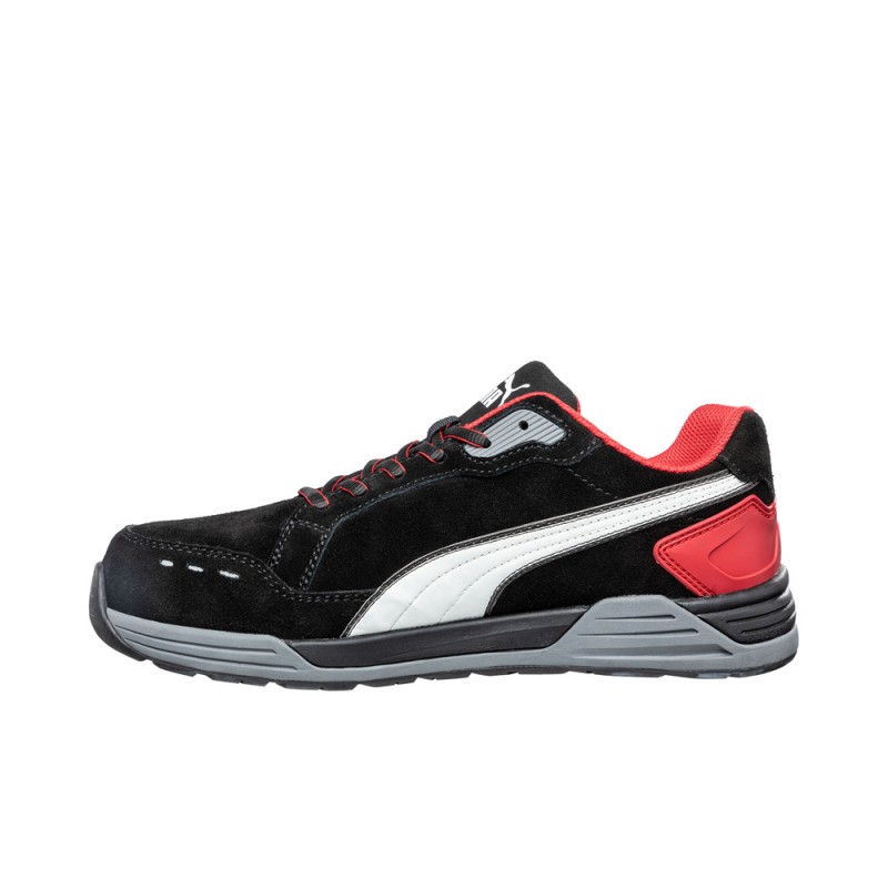 Puma 64.463 / 64.461 / 64.465 AIRTWIST BLACK LOW S3 ESD HRO SRC, Delovna obutev, Nizki delovni čevlji, S3, ESD