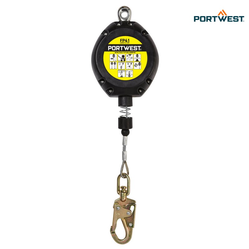 Portwest samopovratni sistem za preprečevanje padca 10M FP41 Portwest samopovratni sistem za preprečevanje padca 10M FP41, Delo na višini, Samopovratni varovalni sistem