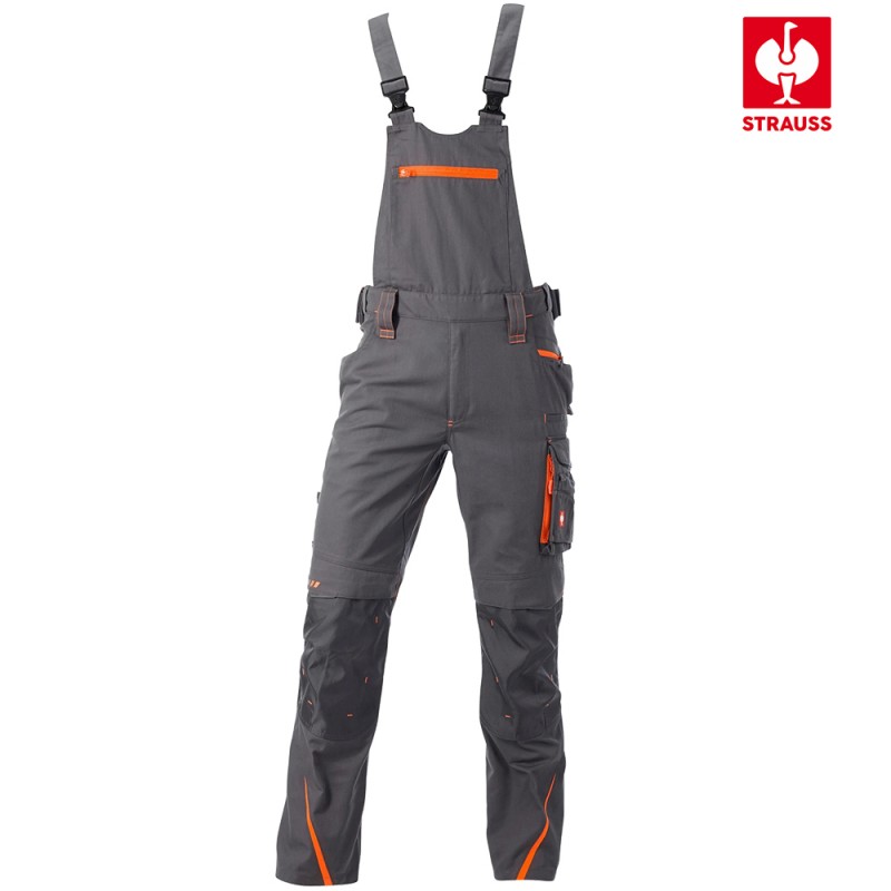 Engelbert Strauss delovne hlače z naramnicami e.s. motion 2020, Delovna oblačila, Delovne hlače z naramnicami