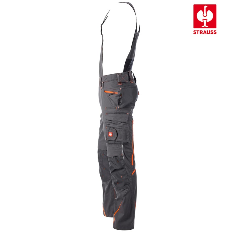 Engelbert Strauss delovne hlače z naramnicami e.s. motion 2020, Delovna oblačila, Delovne hlače z naramnicami
