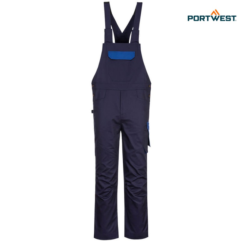 Portwest delovne hlače z naramnicami PW243 - PW2, Delovna oblačila, Delovne hlače z naramnicami