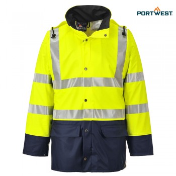 Portwest S496 - Kontrastna dežna jakna Sealtex Ultra Hi-Vis
