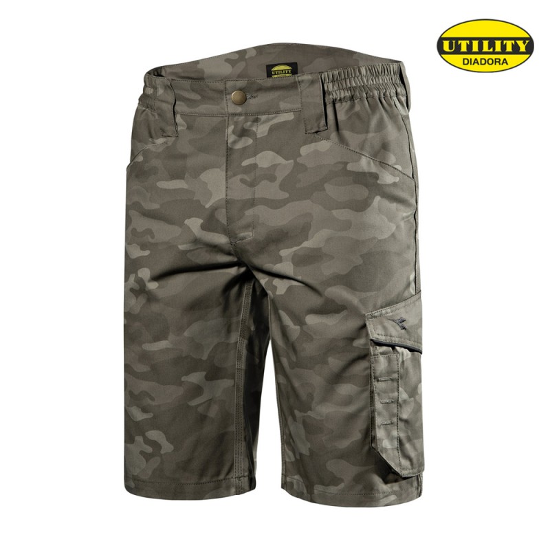Diadora POLY CAMO 702.176209, Delovna oblačila, Delovne kratke hlače