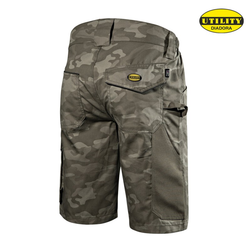 Diadora POLY CAMO 702.176209, Delovna oblačila, Delovne kratke hlače
