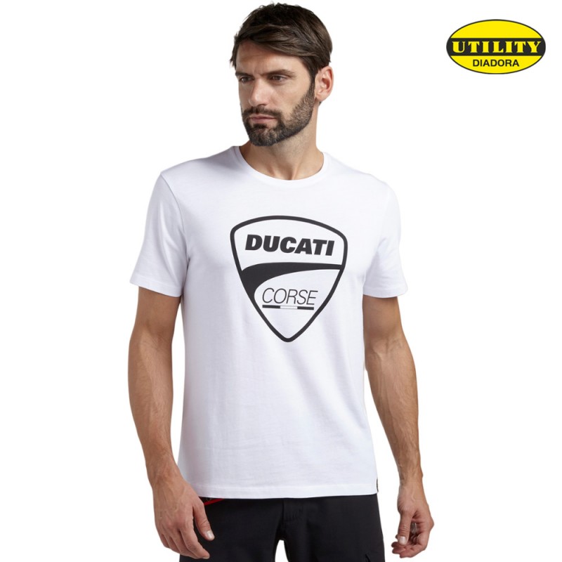 Diadora GRAPHIC DUCATI 702.180075, Delovna oblačila, Delovne majice s kratkimi rokavi, Delovne majice