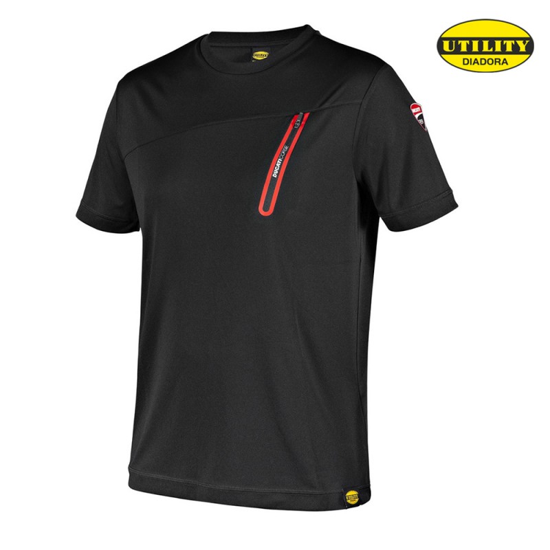 Diadora PLUS DUCATI 702.180076, Delovna oblačila, Delovne majice s kratkimi rokavi, Delovne majice