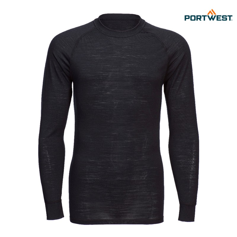 Portwest termo majica iz merino volne B183, Delovna oblačila, Delovne majice, Termo majice