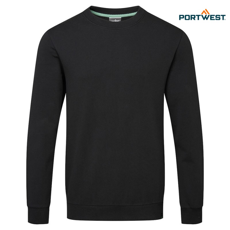 Portwest delovni pulover iz organskega bombaža EC300, Delovna oblačila, Delovni puloverji