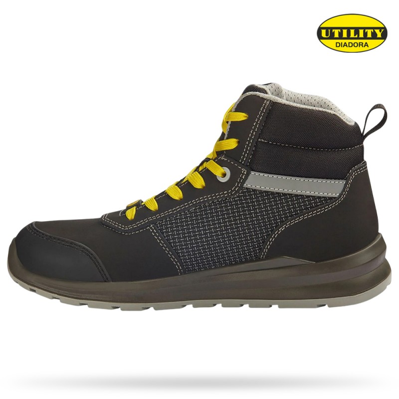 Diadora Speedy S3S MID FO SR SC ESD METAL FREE, Delovna obutev, Visoki delovni čevlji, Ženski delovni čevlji, S3, ESD