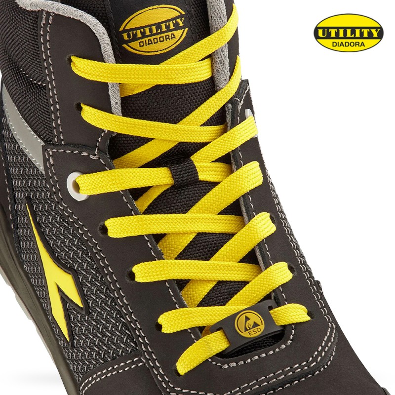 Diadora Speedy S3S MID FO SR SC ESD METAL FREE, Delovna obutev, Visoki delovni čevlji, Ženski delovni čevlji, S3, ESD