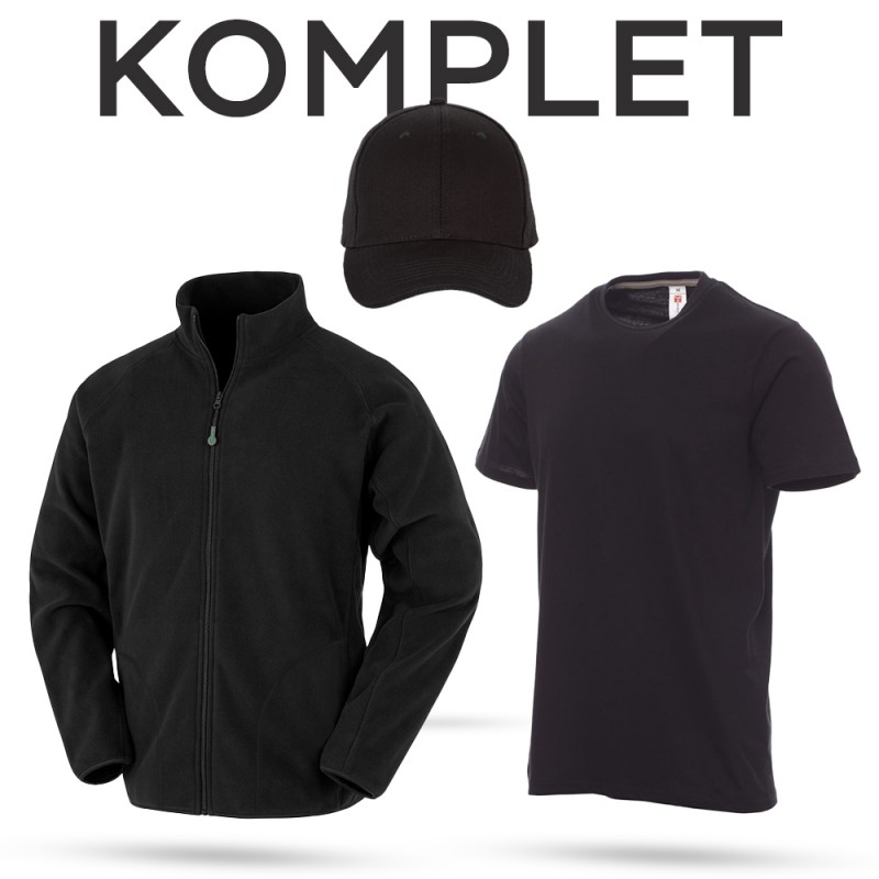 Delovni komplet FLIS - MAJICA - KAPA S ŠILTOM, Delovni kompleti