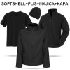 Delovni komplet Softshell - flis - majica - zimska kapa, Delovni kompleti