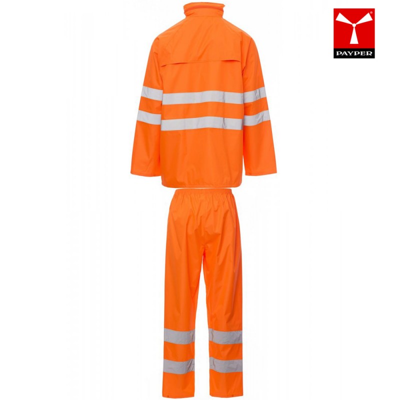 Payper dobrovidna dežna obleka Hi-Vi RAINSET, Dobrovidna delovna oblačila, Dobrovidna dežna oblačila, Dobrovidni dežni kombinezoni