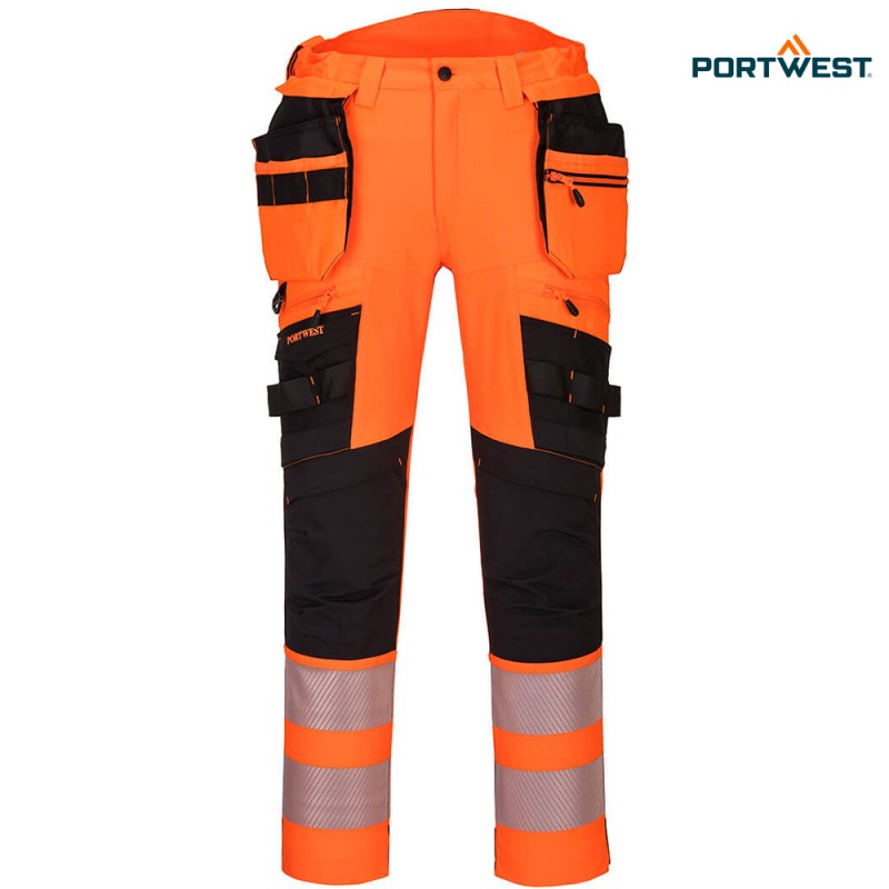 Portwest dobrovidne delovne hlače DX442 DX4, Dobrovidna delovna oblačila, Dobrovidne delovne hlače, Dobrovidne delovne hlače do pasu