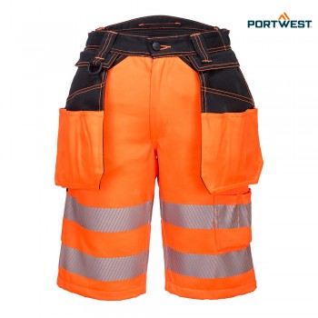 Portwest delovne kratke hlače PW343 PW3 Hi-Vis