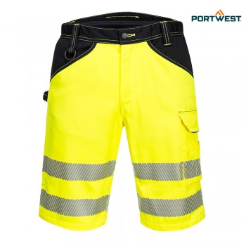 Portwest delovne kratke hlače PW348 PW3 Hi-Vis