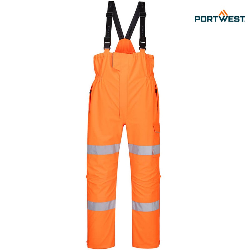 Portwest dobrovidne dežne delovne hlače S594 Extreme Hi-Vis, Dobrovidna delovna oblačila, Dobrovidne delovne hlače, Dobrovidne dežne hlače