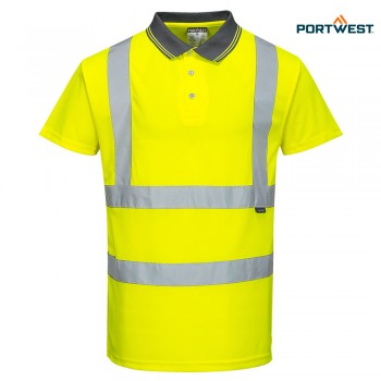 Portwest dobrovidna delovna polo majica S477 Hi-Vis