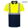 Portwest dobrovidna delovna polo majica S479 Contrast Hi-Vis, Dobrovidna delovna oblačila, Dobrovidne delovne majice, Dobrovidne polo majice