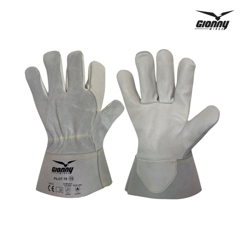 Gionny Wings PILOT 70 , Rokavice, Usnjene zaščitne rokavice