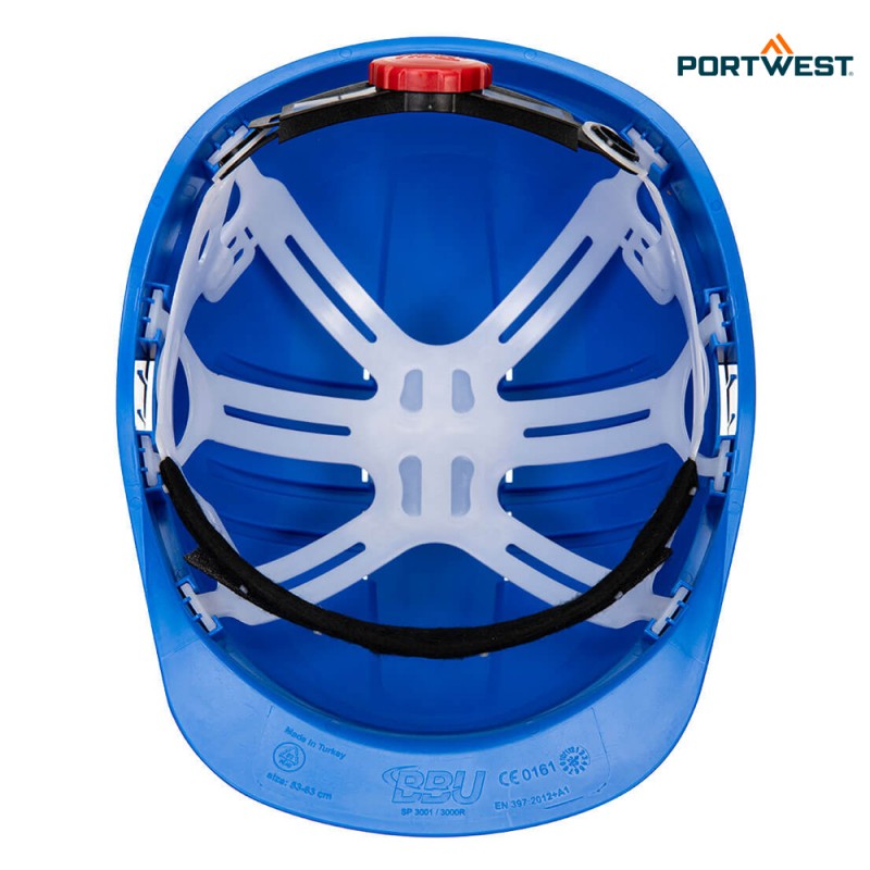 Portwest varnostna čelada Expertline z vrtljivo sponko PS62, Zaščita glave, Zaščitne čelade in vizirji, Zaščitne čelade